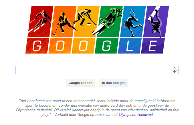 Google Doodle Olympische Spelen Sotchi